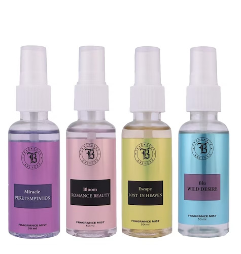 Women Set of Miracle-Bloom-Escape & Blu Body Mist - 50 ml Each